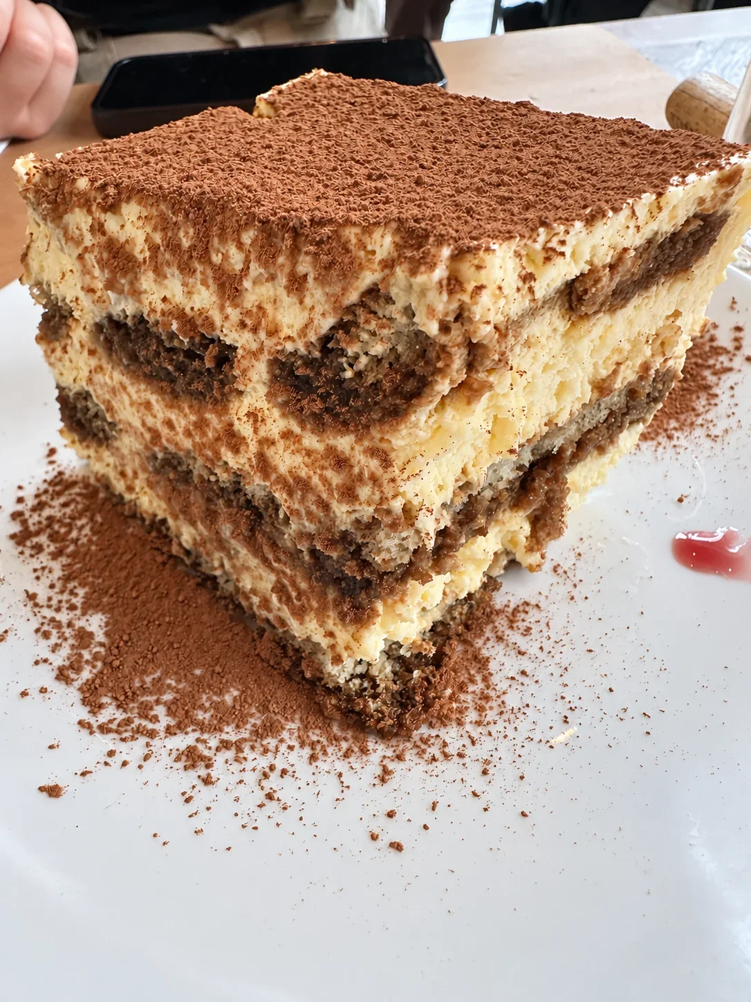 Tiramisu at Il Bruno in Buenos Aires