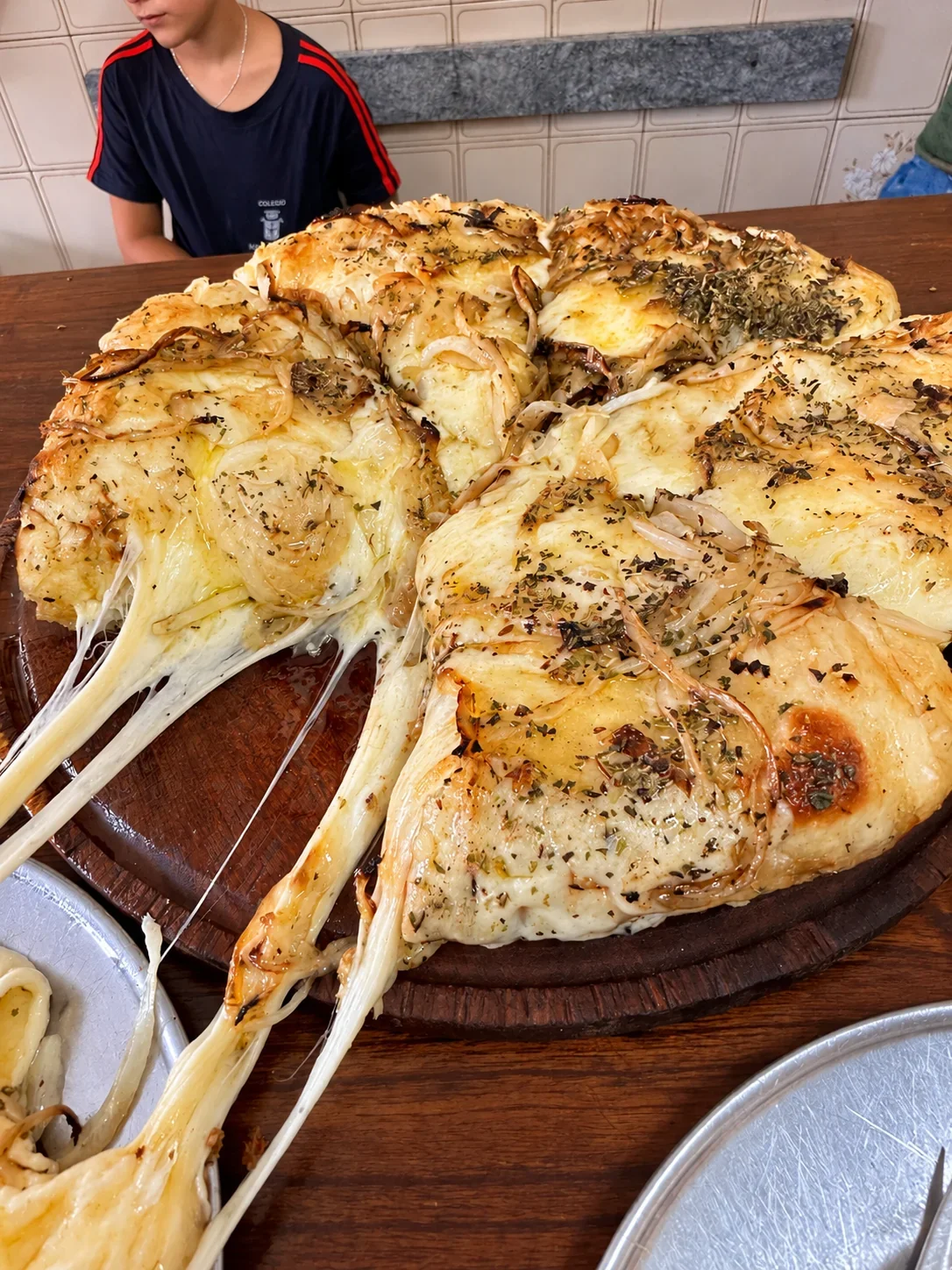 A small pizza at La Mezzetta